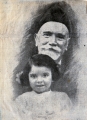 Ο Ελ. Βενιζέλοσ με την εγγονή του Χαρίκλεια, κόρη του Κυριάκου Βενιζέλου και βαφτισιμιά του Νικ. Πλαστήρα